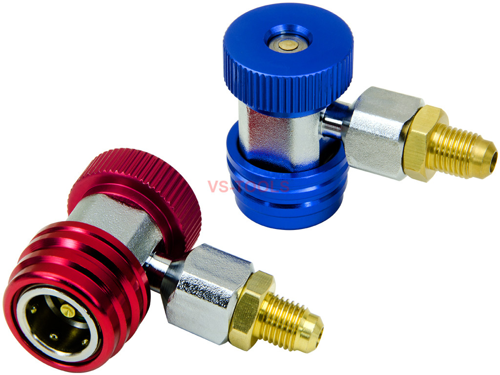 Quick Connect Coupler Adapters Air Conditioning R134a R12a